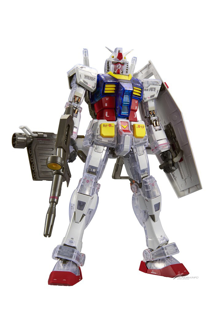 B賞 MG RX-78-2ガンダムver.3.0 ソリッドクリア/リバース