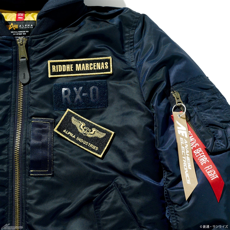 STRICT-G×ALPHA INDUSTRIES「ガンダムUC」＆「逆襲のシャア」MA