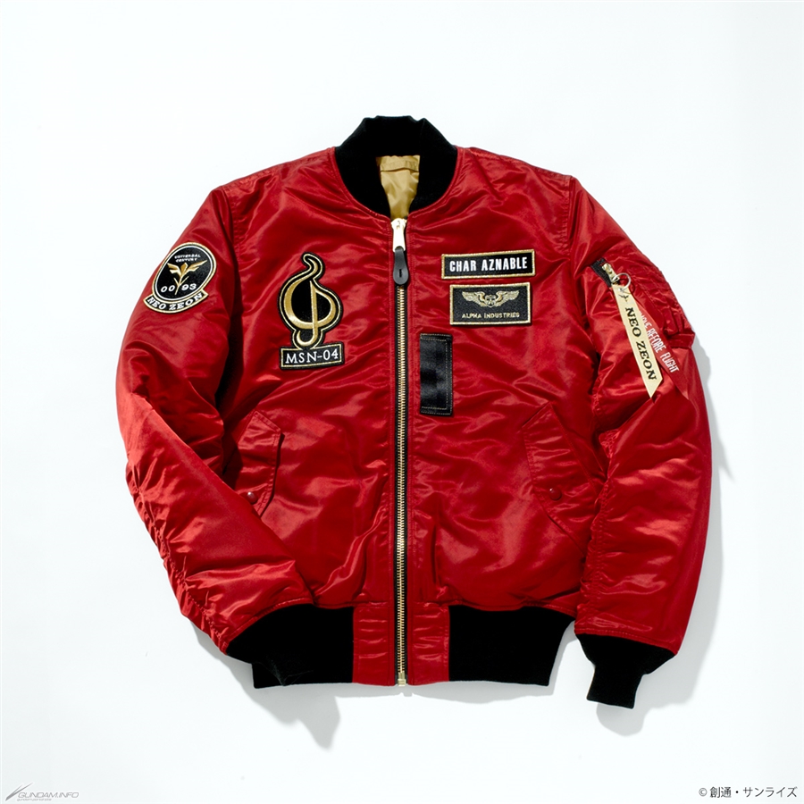 STRICT-G×ALPHA INDUSTRIES「ガンダムUC」＆「逆襲のシャア」MA