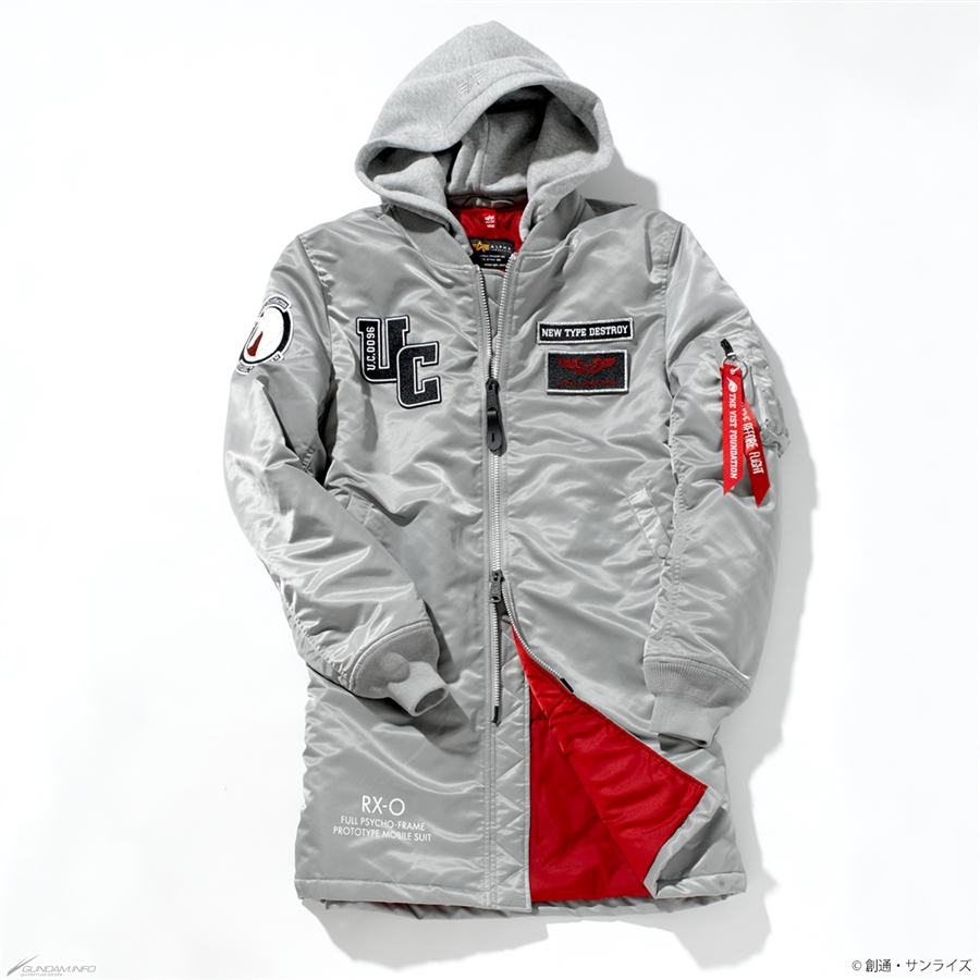 STRICTG×ALPHA INDUSTRIES「ガンダムUC」＆「逆襲のシャア」MA1シリーズは11月9日発売！ GUNDAM.INFO