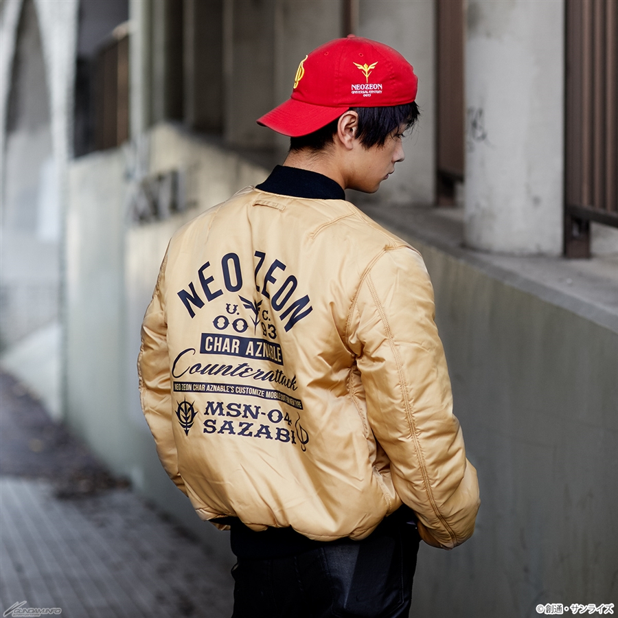 STRICT-G×ALPHA INDUSTRIES「ガンダムUC」＆「逆襲のシャア」MA