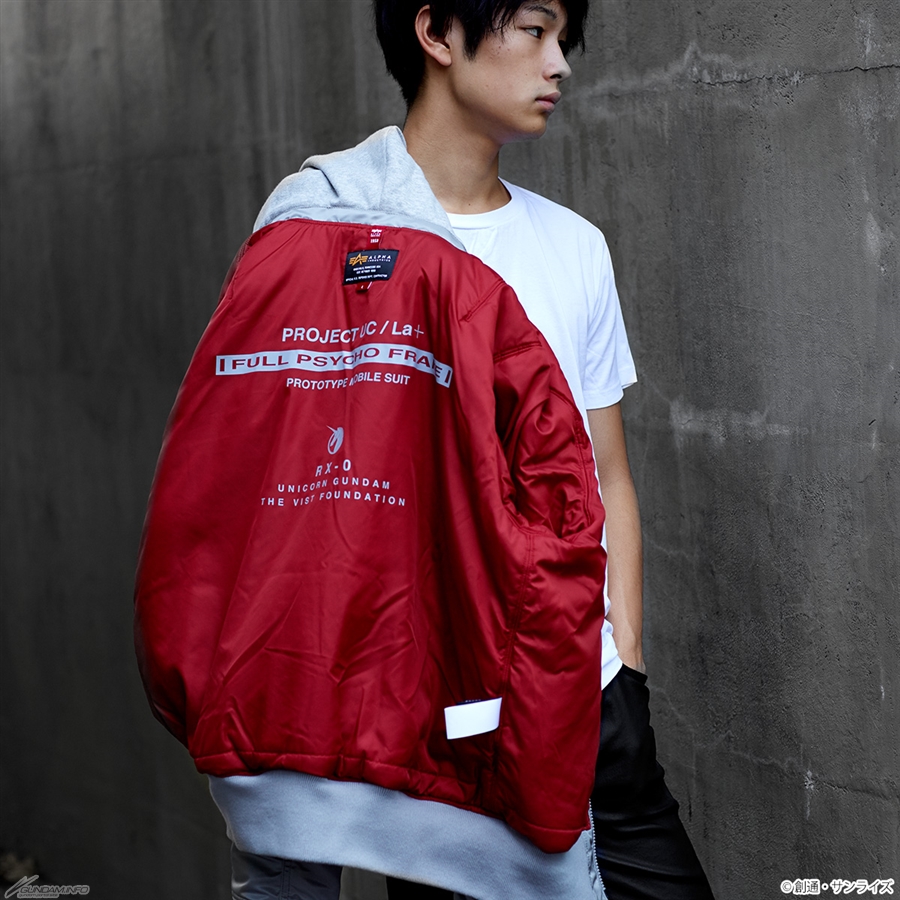 STRICT-G×ALPHA INDUSTRIES「ガンダムUC」＆「逆襲のシャア」MA