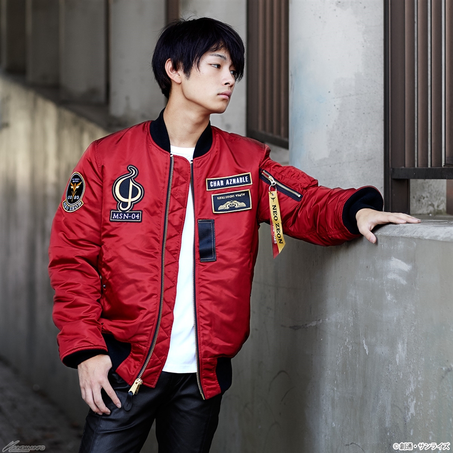 STRICT-G×ALPHA INDUSTRIES「ガンダムUC」＆「逆襲のシャア」MA-1 