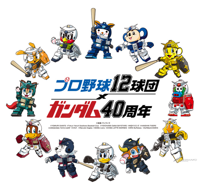 ガンダム40周年 プロ野球12球団 Hg ガンダム や Hg ザク などコラボガンプラを一挙紹介 Gundam Info ガンダム40周年 プロ野球12球団 Hg ガンダム や Hg ザク などコラボガンプラを一挙紹介 Gundam Info