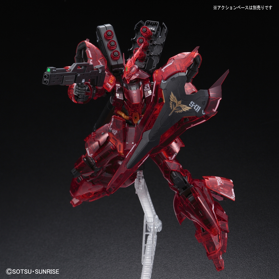 ガンダムベース東京にて「RG サザビー［クリアカラー］」など限定ガンプラ3点、本日発売！ | GUNDAM.INFO