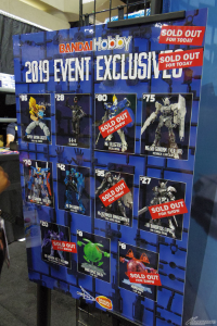 イベント限定ガンプラは大人気で売り切れ続出！