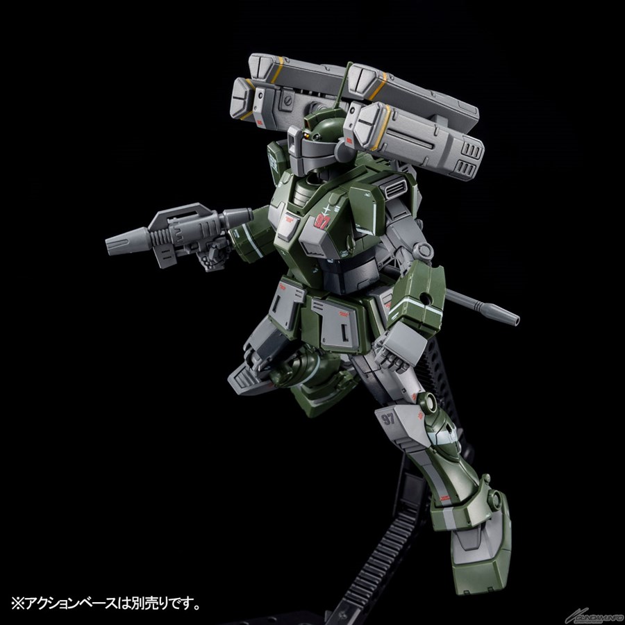 hg ジムスナイパーカスタム　ミサイルランチャー装備