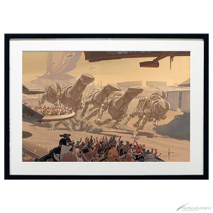8.「ランニング・オブ・ザ・シックス・ドッグズ」 863×608mm / 162,000円（税込）