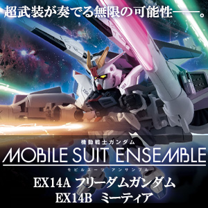 MOBILE SUIT  ENSEMBLE EX14A フリーダム+ミーティア