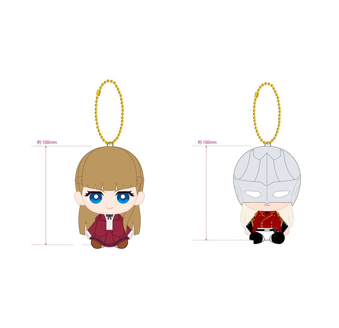 Chibiぬいおすわりマスコット　2種
