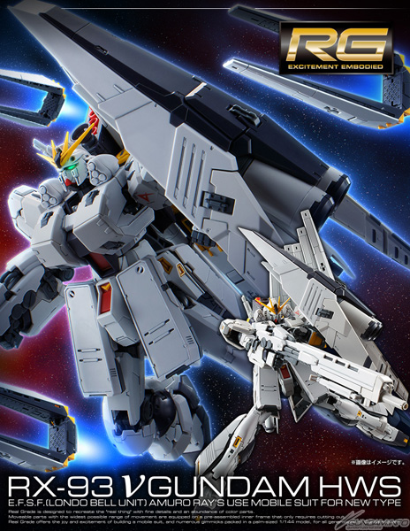 RG 1/144 νガンダムHWS│株式会社BANDAI SPIRITS（バンダイ