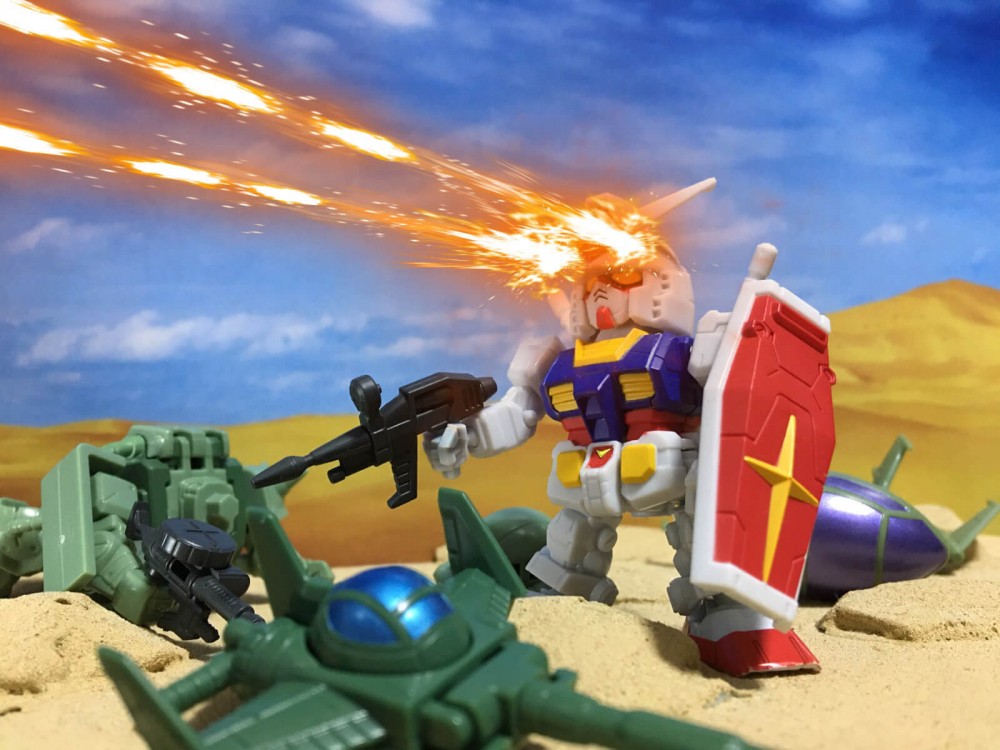 ワンダースクール公式アプリ バルカン砲 の写真フレームを追加 Gundam Info