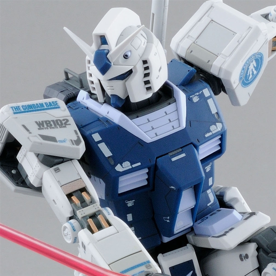 MG ガンダムVer.3.0［ガンダムベースカラー］」ガンダムベース