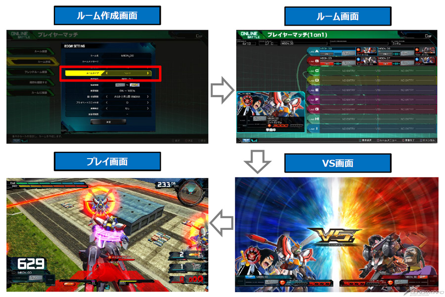 Ps4 機動戦士ガンダム Extreme Vs マキシブーストon 1on1機能追加を含む アップデートデータ Ver 1 05 配信 Gundam Info
