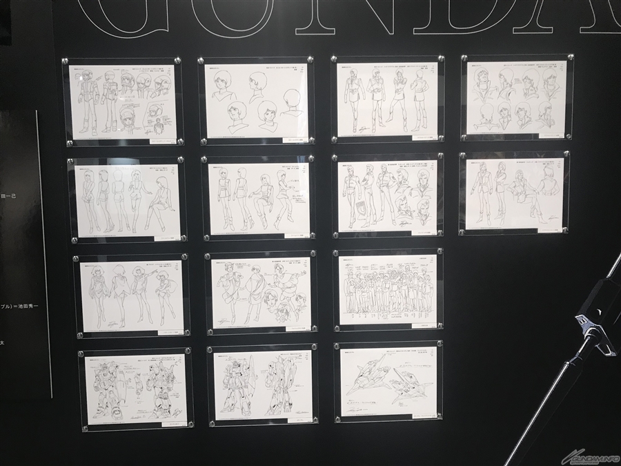 ガンダムの歴代表紙イラストや設定画を多数展示 大規模展覧会 Newtype35周年アニメ クロニクル フォトレポート Gundam Info