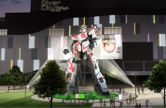実物大ユニコーンガンダム立像 冬季限定イルミネーション開催中 閃光のハサウェイ モニュメントも登場 12 24追記 Gundam Info 実物大ユニコーンガンダム立像 冬季限定イルミネーション開催中 閃光のハサウェイ モニュメントも登場 12 24追記 Gundam Info