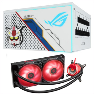 ASUS×機動戦士ガンダム」自作PCパーツ6製品、2/26より期間限定で