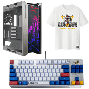 ASUS - 新品　ASUS　GUNDAM　キーボード　マウス　マウスパッド　3点セット ASUS×機動戦士ガンダム」自作PCパーツなど8製品、3月26日より