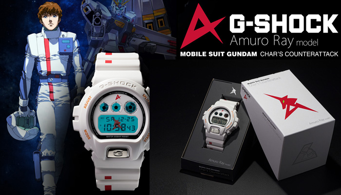 【新品未使用】ガンダムファンクラブ限定 G-SHOCK アムロ・レイモデル約2年サイズ