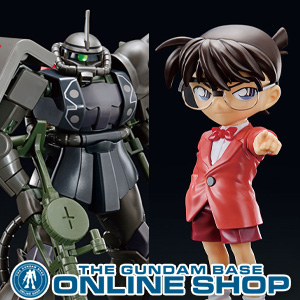 名探偵コナン✖️機動戦士ガンダム　プラモデル 特別企画】【ガンダムベース撮り下ろし】江戸川コナンとザクが