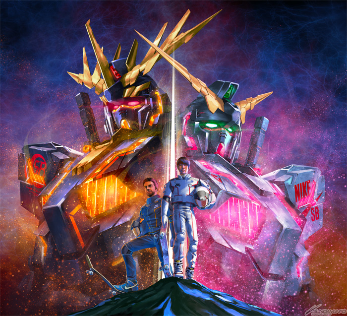 Nike Sb ユニコーンガンダム バンシィ ダンク ハイ登場 Newtype Jam Contest フォトレポートも Gundam Info Nike Sb ユニコーンガンダム バンシィ ダンク ハイ登場 Newtype Jam Contest フォトレポートも Gundam Info
