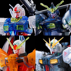 HG「RX-78-02 ガンダム（GUNDAM THE ORIGIN版）［クリア］」や