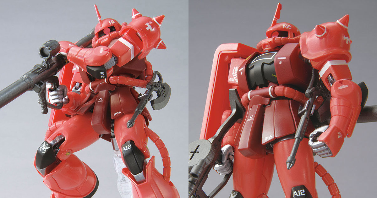 川口名人完全監修のオリジナルカラーで登場！「HG シャア専用