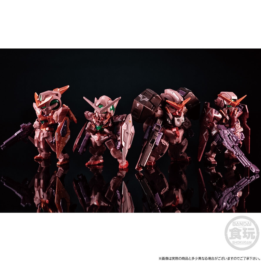 輝い ガンプラ 4体セット トランザムライザー、エクシア、キュリオス 輝い ガンプラ 4体セット トランザムライザー、エクシア、キュリオス