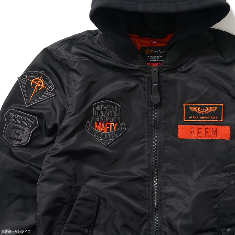 STRICT-G×ALPHA INDUSTRIES「LIGHT MA-1『閃光のハサウェイ