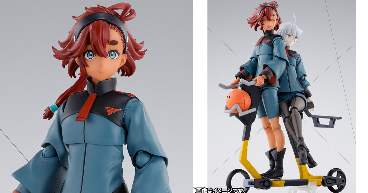 SHフィギュアーツ スレッタ ＋ ミオリネ ＋スレッタ （一般制服ver） S.H.Figuarts スレッタ・マーキュリー (一般制服Ver
