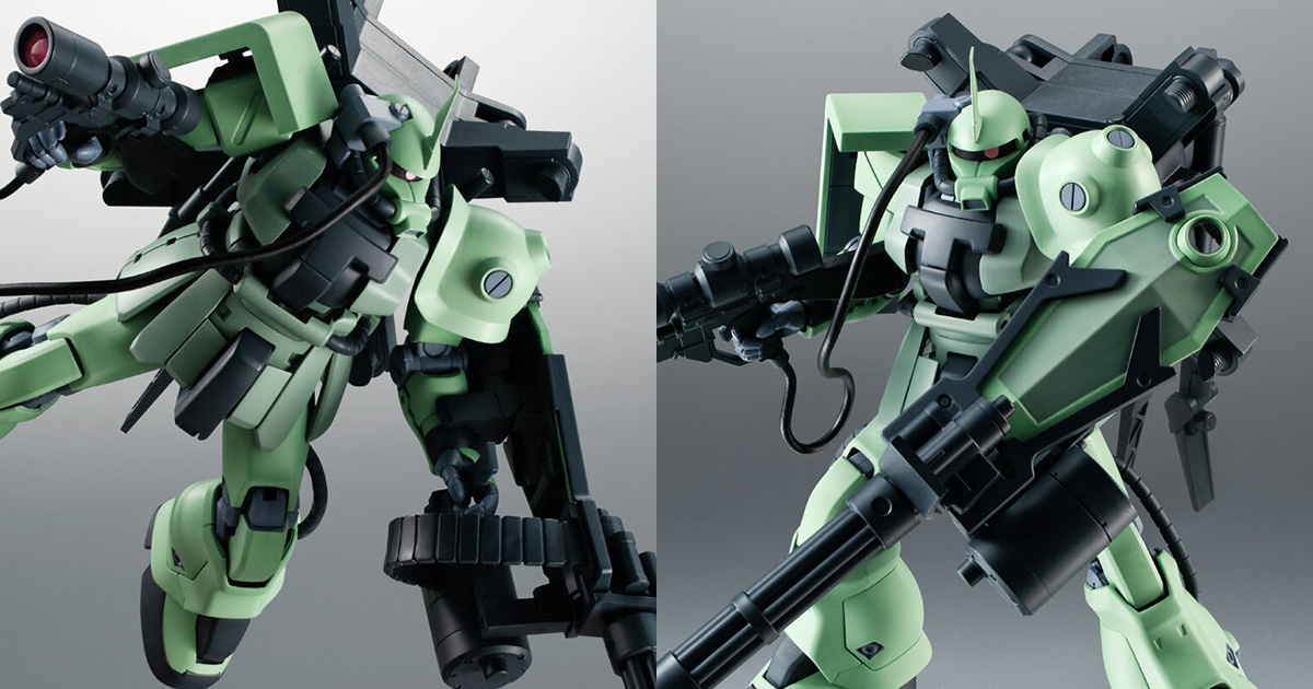 34⬜︎ROBOT魂 ザクⅡ F2型(測距手用)ver. RI0920-4 ROBOT魂 ＜SIDE MS＞ MS-06F-2 ザクII F2型（測距手用） ver