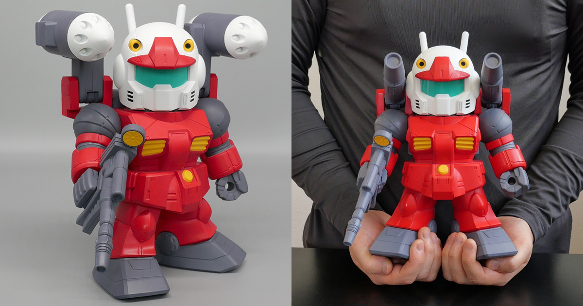 ジャンボソフビフィギュアSD RX-77-2 ガンキャノン -SDガンダム