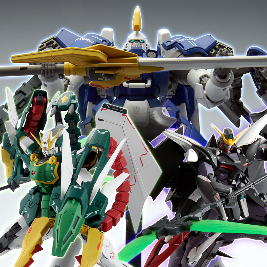 MG ガンダムヘビーアームズ EW（イーゲル装備）」ほかガンプラ