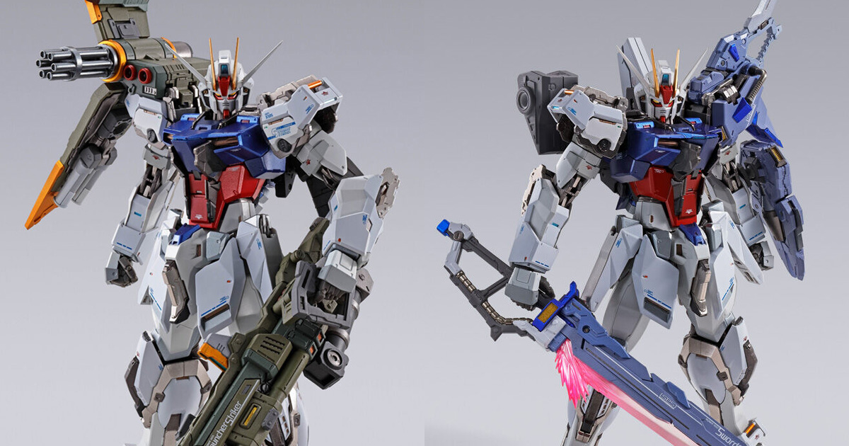 METAL BUILD ランチャーストライカー」＆「ソードストライカー」7月 