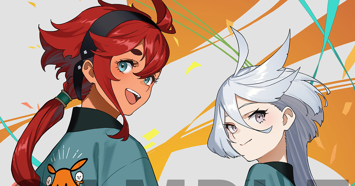 水星の魔女 描き下ろしイラスト（ソフィ＆ノレア）使用B2タペストリー Amazon.co.jp: 【ソフィ・プロネ＆ノレア・デュノク描き下ろし