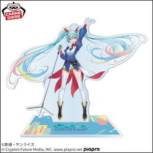 はぴこれ　Wチャンス賞　BIGオーロラアクリルスタンド　　初音ミク　バツミク プロセカ はぴこれ BIGオーロラアクリルスタンド 開かれた窓の