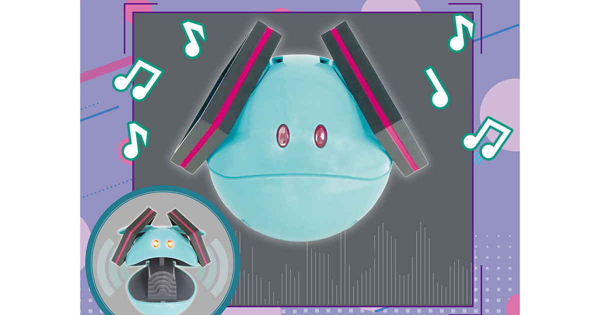 ガンダム45周年×初音ミク　元気なハロスピーカーミクver.　12個セット 新商品情報】「ガンダム45周年×初音ミク 元気なハロスピーカー