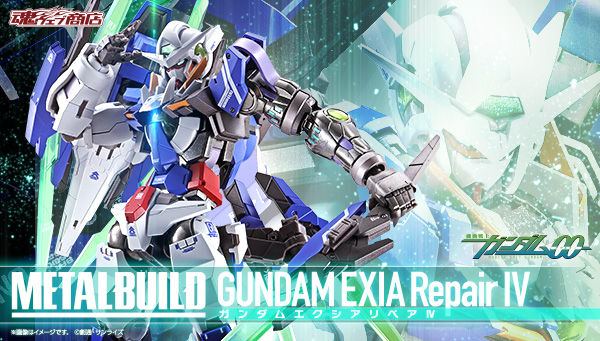 METAL BUILD ガンダムエクシアリペアIV」予約開始！左腕・左上半身、7