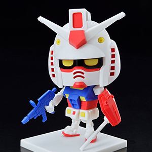 ガンプラ＋オマケ。 1/1 ガンプラくんDXセット（ランナーVer．再現パーツ付き