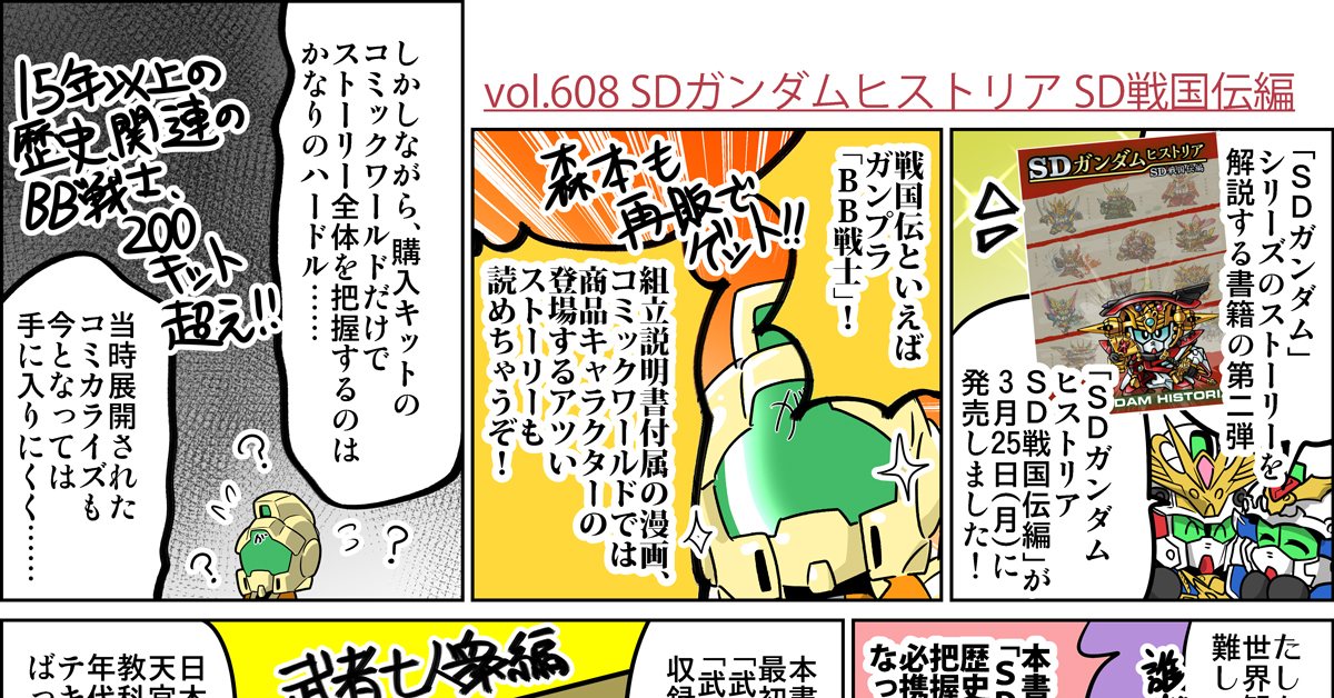 森本がーにゃのSDガンダムいんふぉ vol.608「SDガンダム