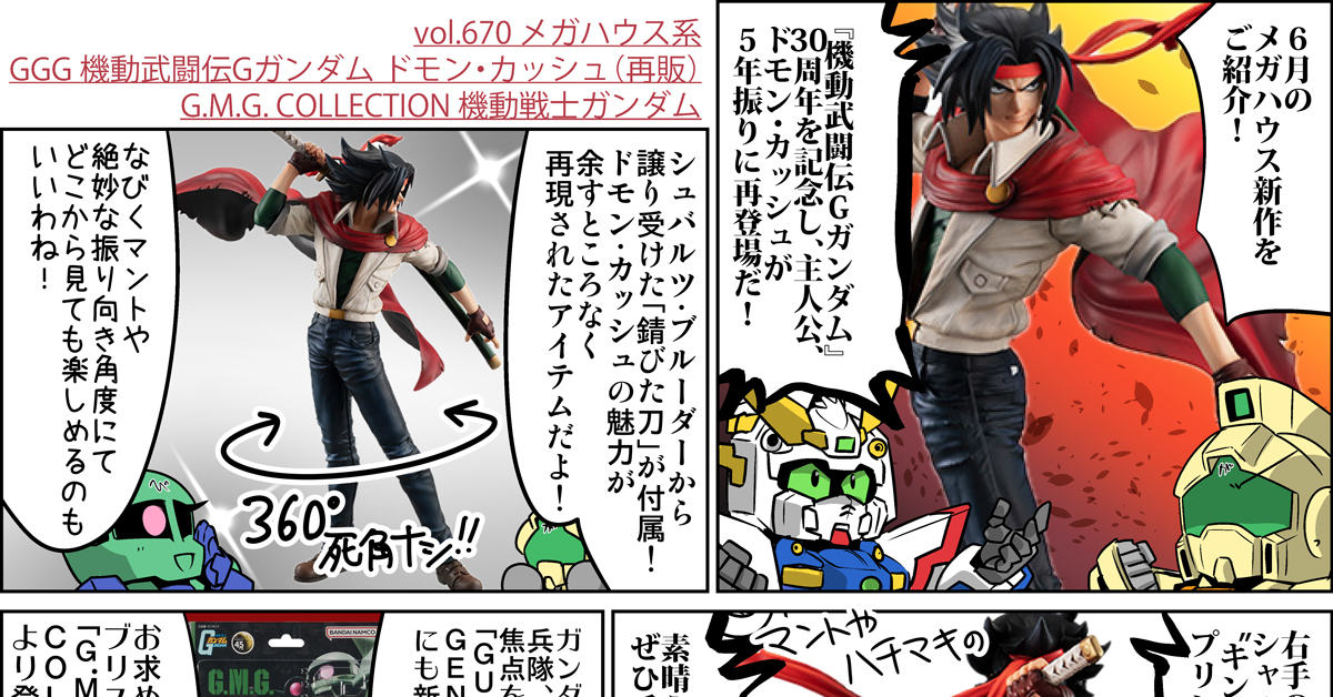 森本がーにゃのSDガンダムいんふぉ vol.670「メガハウス系 GGG